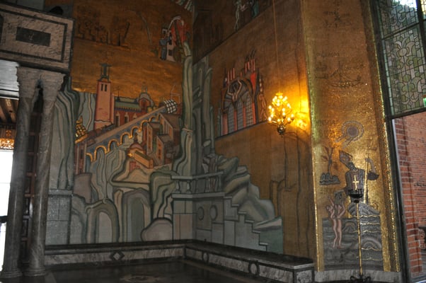 Schweden, Stockholm, Rathaus, (Verleihungsort der Nobelpreise)