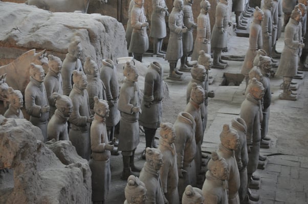 China, Xi'an, Terrakotta Armee des ersten chin. Kaisers Qin Shihuangdi