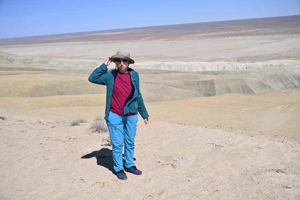 Turkmenistan, Überreste riesiger Korallenriffe aus dem Tetris Meer