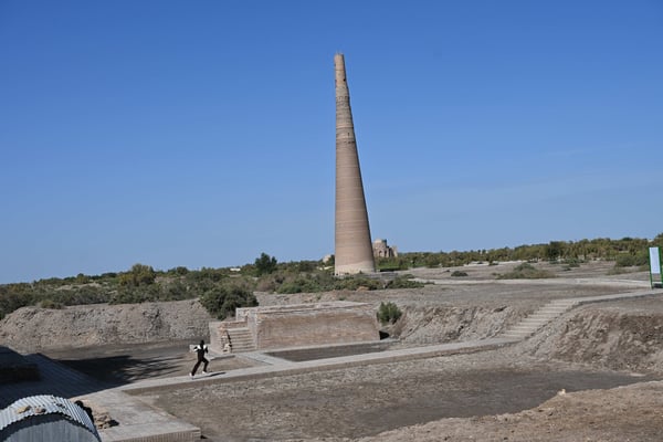 Turkmenistan, Konya Urgench, Ruinen der alten choresmischen Hauptstadt Gurgandsch