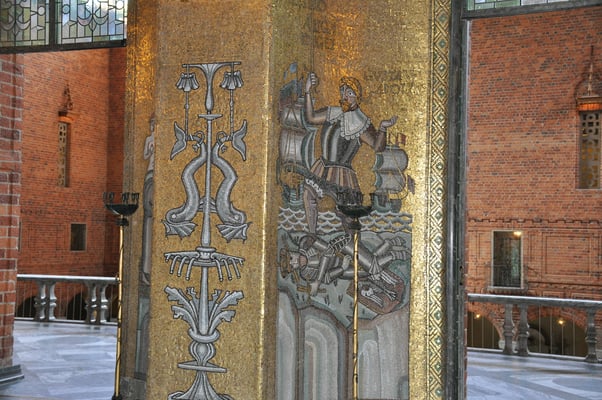 Schweden, Stockholm, Rathaus, (Verleihungsort der Nobelpreise)