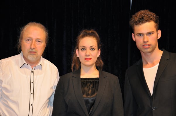 KuBe Konzert "Dou FredeRic". Es gab an dem Abend ein Ersatzprogramm mit der Sopranistin Elisa Wehrle und Rick-Henry Ginkel. Michael Britz mit Elisa Wehrle und Rick-Henry Ginkel.