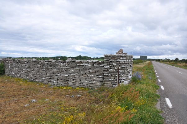 Schweden, Öland, Jagdmauer von König Gustav Adolph