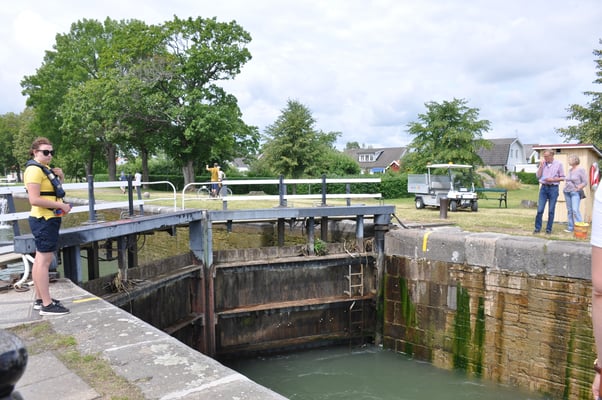Schweden, Gästehafen Berg, Schleusentreppe, Göta Kanal
