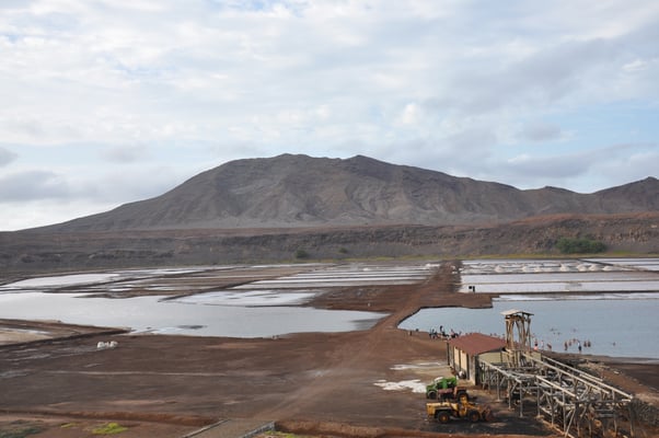 Kap Verden, Insel Sal, Salzgewinnungsanlage