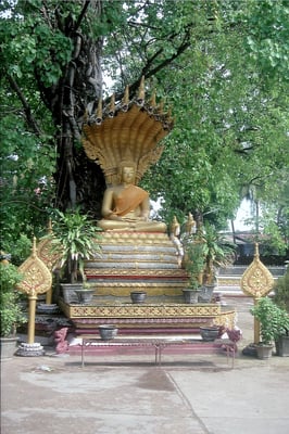 Laos, Vientiane, Hauptstadt von Laos, Kloster Wat Si Saket