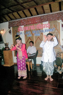 Laos, Vientiane, Folklore Abend