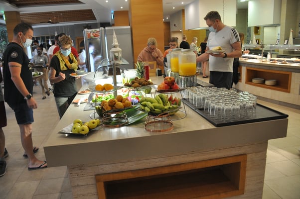 Kap Verden, Insel Sal, Frühstücksbuffet im Hilton