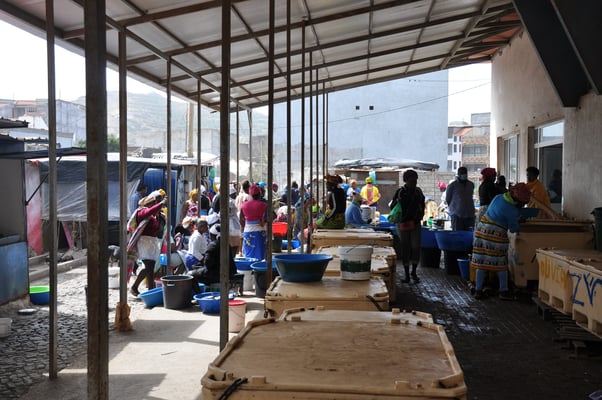 Kap Verden, Insel Santiago, Assomada, Markt