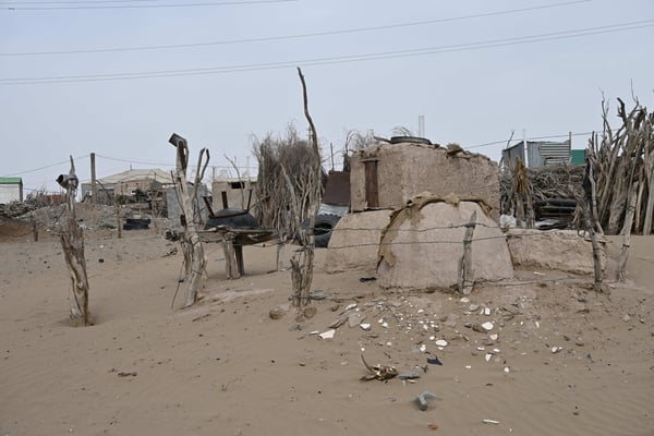 Turkmenistan, Besuch eines Dorfes