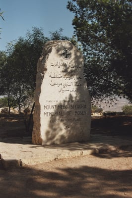 Jordanien, Berg Nebo, Moses erblickte hier das gelobte Land