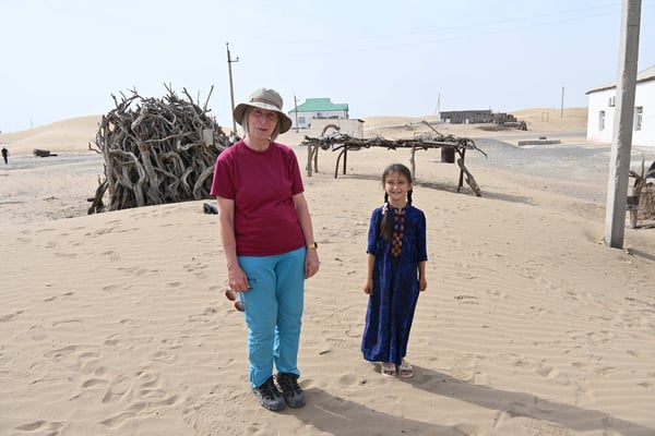 Turkmenistan, Besuch eines Dorfes