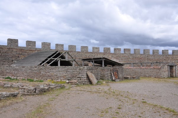 Schweden, Öland, Eketorps Borg, Wikinger Museum