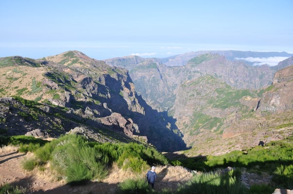 Madeira, Aussicht vom Pico do Arieiro