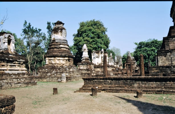 Thailand, Si Satchanalai, Wat Chang Lom