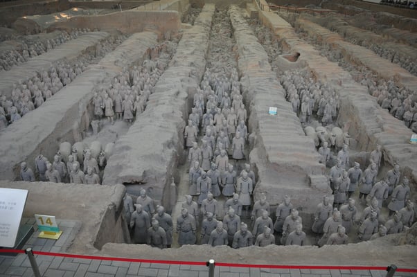 China, Xi'an, Terrakotta Armee des ersten chin. Kaisers Qin Shihuangdi