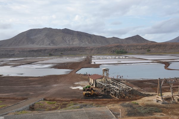 Kap Verden, Insel Sal, Salzgewinnungsanlage