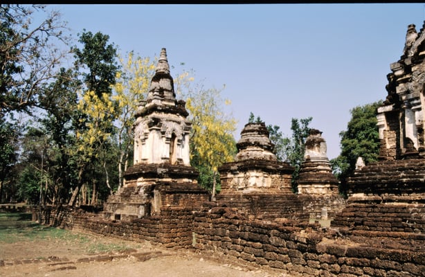 Thailand, Si Satchanalai, Wat Chang Lom