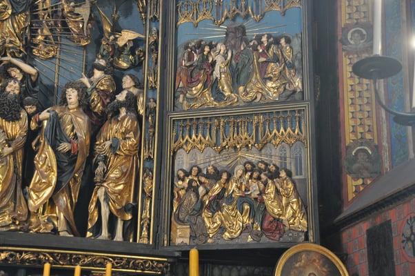 Polen: Krakau: Marienkirche mit Hochaltar von Veit Stoß