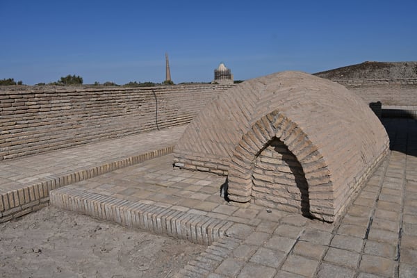 Turkmenistan, Konya Urgench, Ruinen der alten choresmischen Hauptstadt Gurgandsch