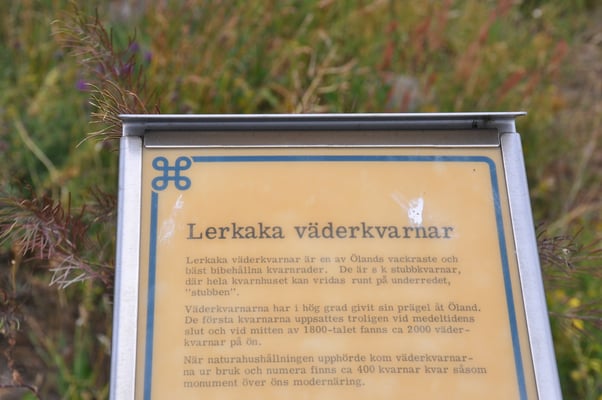 Schweden, Öland, Windmühlen bei Lerkaka