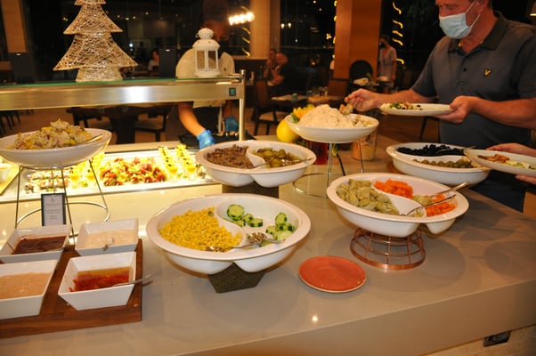 Kap Verden, Insel Sal, Abendbuffet im Hilton