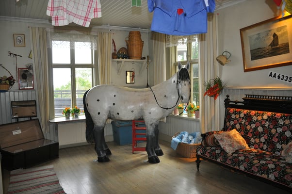 Schweden, Gotland, Villa Kunterbunt von Pipi Langstrumpf, Original aus der Filmen