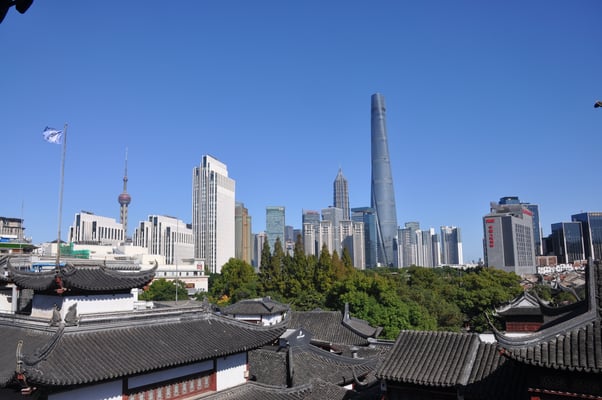 China, Shanghai, Altstadt aus der Ming Dynastie