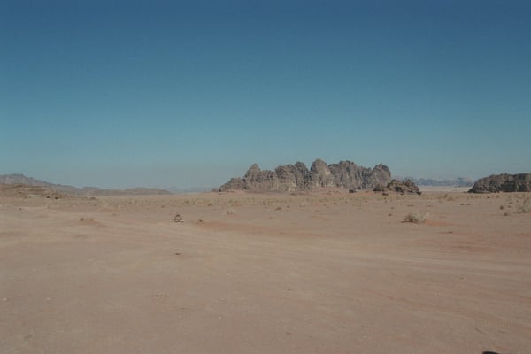 Jordanien, Wüste Ram, Grenze nach Saudi-Arabien