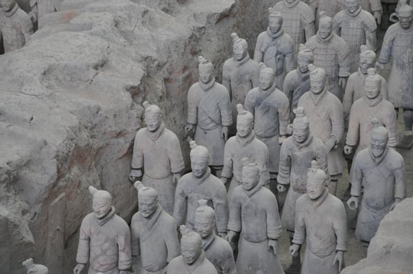 China, Xi'an, Terrakotta Armee des ersten chin. Kaisers Qin Shihuangdi