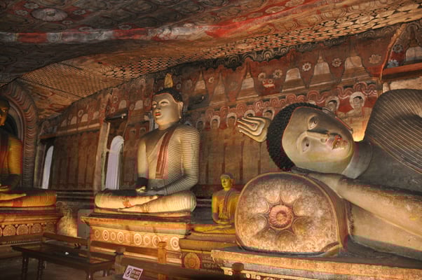 Sri Lanka, Goldener Höhlentempel von Dambulla