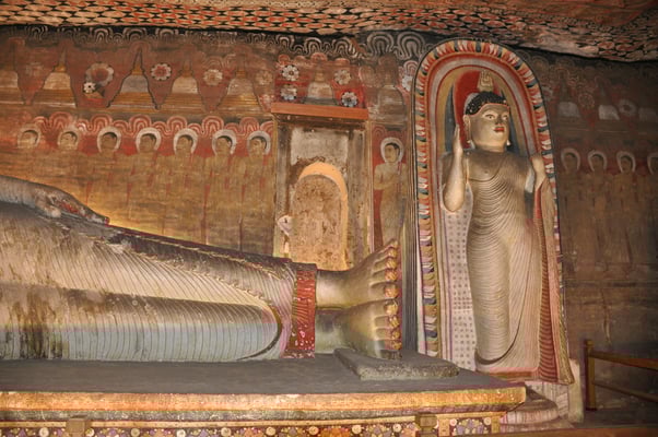 Sri Lanka, Goldener Höhlentempel von Dambulla