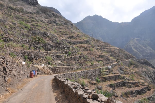 Kap Verden, Insel Santo Antao, Bergdorf Fontainhas