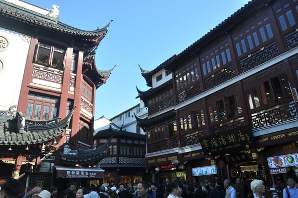 China, Shanghai, Altstadt aus der Ming Dynastie