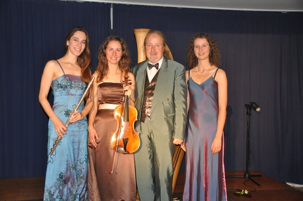 KuBe Konzert "Klänge des Impressionismus", 22.OKtober 2016 im Leidinger. Irmina Gocek, Indre Zelenyte, Michael Britz und Zoe Knoop.