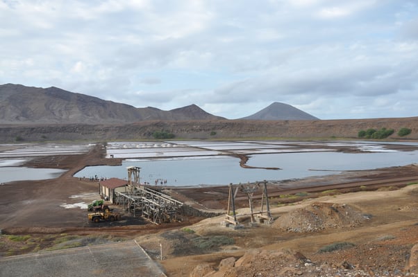 Kap Verden, Insel Sal, Salzgewinnungsanlage
