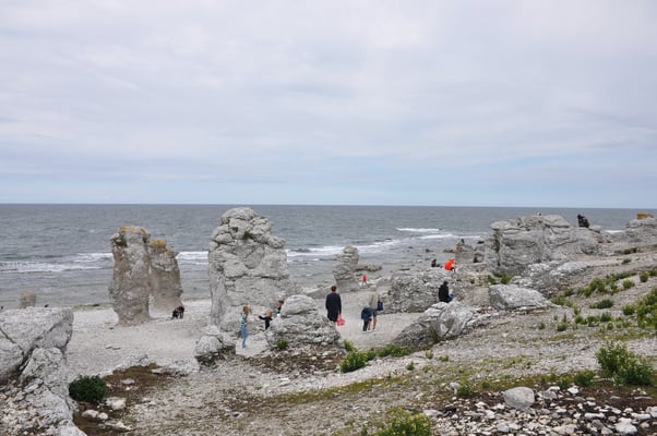 Schweden, Insel Farö, Rauk Gebiete