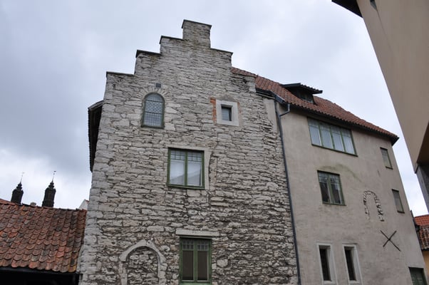 Schweden, Gotland, Visby mit Kathedrale und Stadtmauer