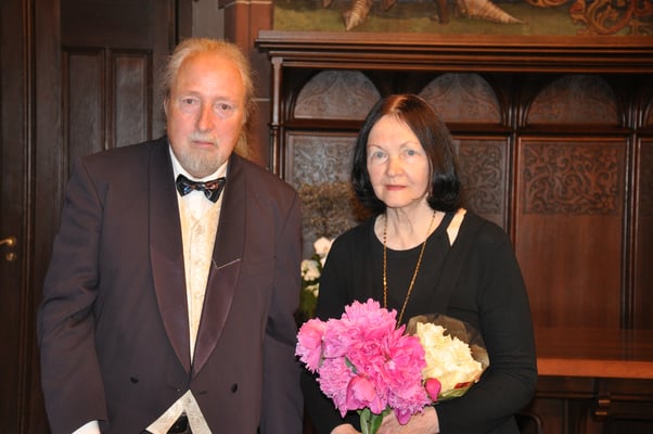 KuBe Klavierabend am 23. Mai 2025 im Rathaufestsaal Saarbrücken, Michael Britz mit Alla Kashchenko