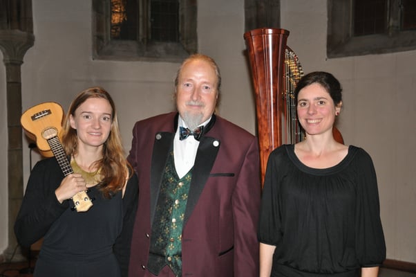 KuBe Konzert, "Chansons der Zwanziger Jahre", Andrea Sophia Backhaus, Michael Britz und Verena Jochum, 25. Oktober 2019, Deutschherrnkapelle, Saarbrücken