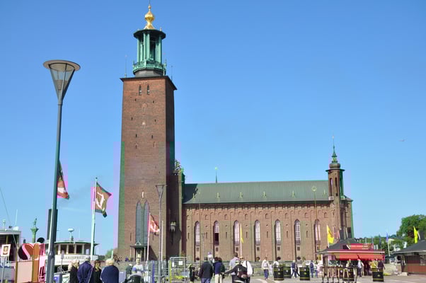 Schweden, Stockholm, Rathaus, (Verleihungsort der Nobelpreise)