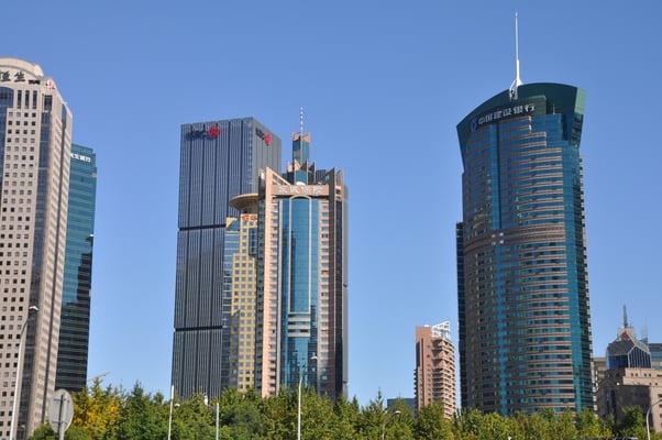 China, Shanghai, Wolkenkratzer