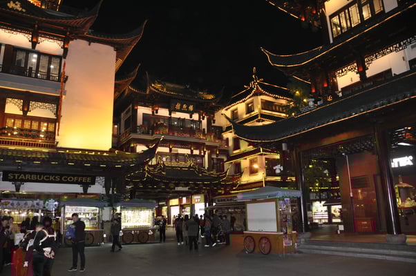 China, Shanghai bei Nacht