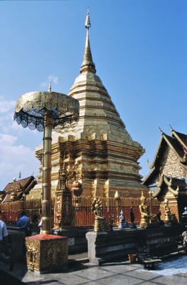 Thailand, Tempelanlage Wat Phra That Doi Suthep