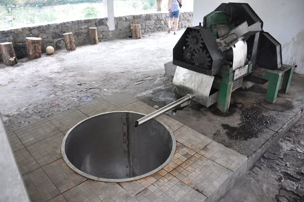 Kap Verden, Insel Santo Antao, Besichtigung einer Rumfabrik