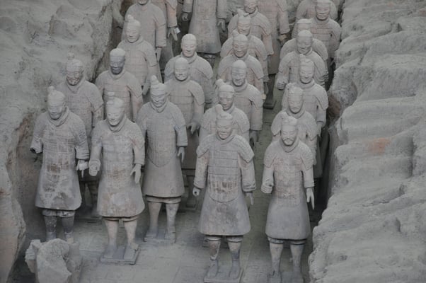 China, Xi'an, Terrakotta Armee des ersten chin. Kaisers Qin Shihuangdi