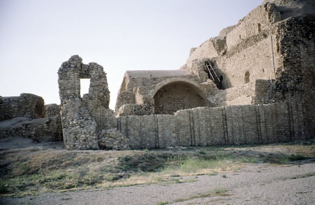 Iran,  Firuzabad, sassanidische Palastanlage
