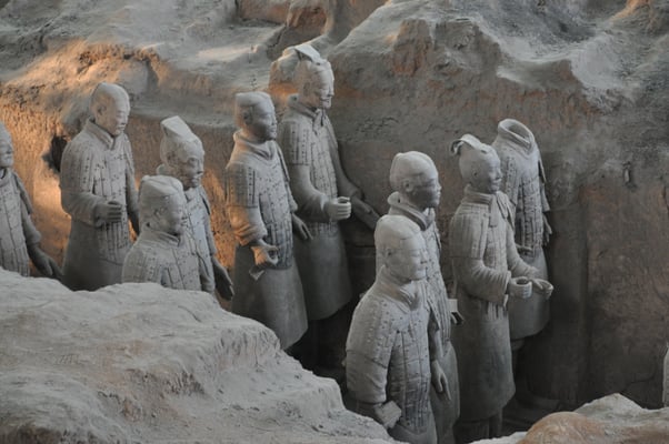 China, Xi'an, Terrakotta Armee des ersten chin. Kaisers Qin Shihuangdi