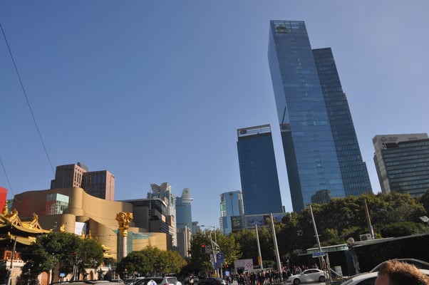 China, Shanghai, Wolkenkratzer