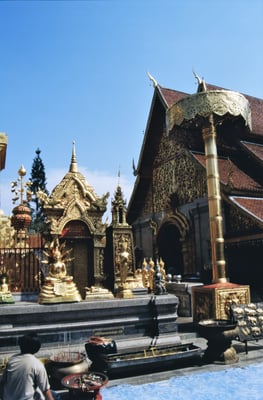 Thailand, Tempelanlage Wat Phra That Doi Suthep